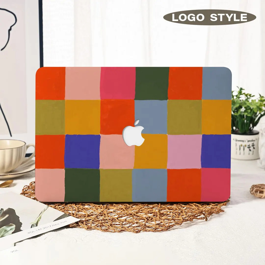 Colorful Plaid MacBook Case Laptop Cover For Macbook Air 15/13 Macbook Air 11 Macbook Pro 13/14 P... | Etsy (US)