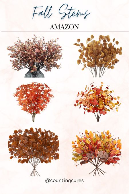 Make your home cozy and beautiful for fall with these fall stems!
#floralarrangement #centerpieceidea #fallinterior #homedecor

#LTKSeasonal #LTKhome #LTKstyletip