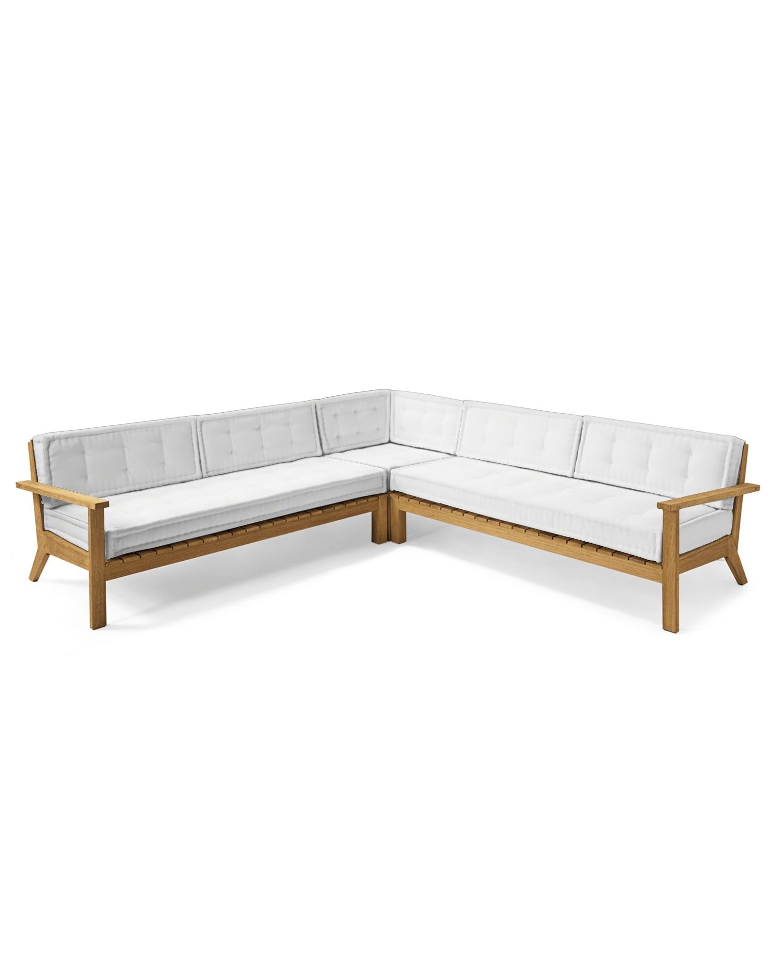 Cliffside Teak Sectional | Serena and Lily