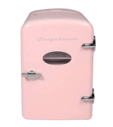Pink vintage style mini fridge 

#LTKhome