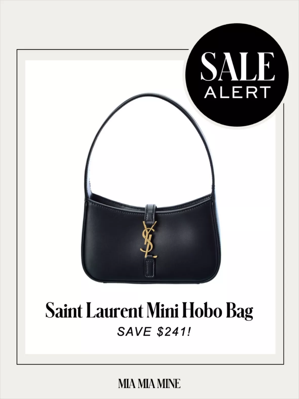 Saint Laurent Mini 5 A 7 Hobo Bag