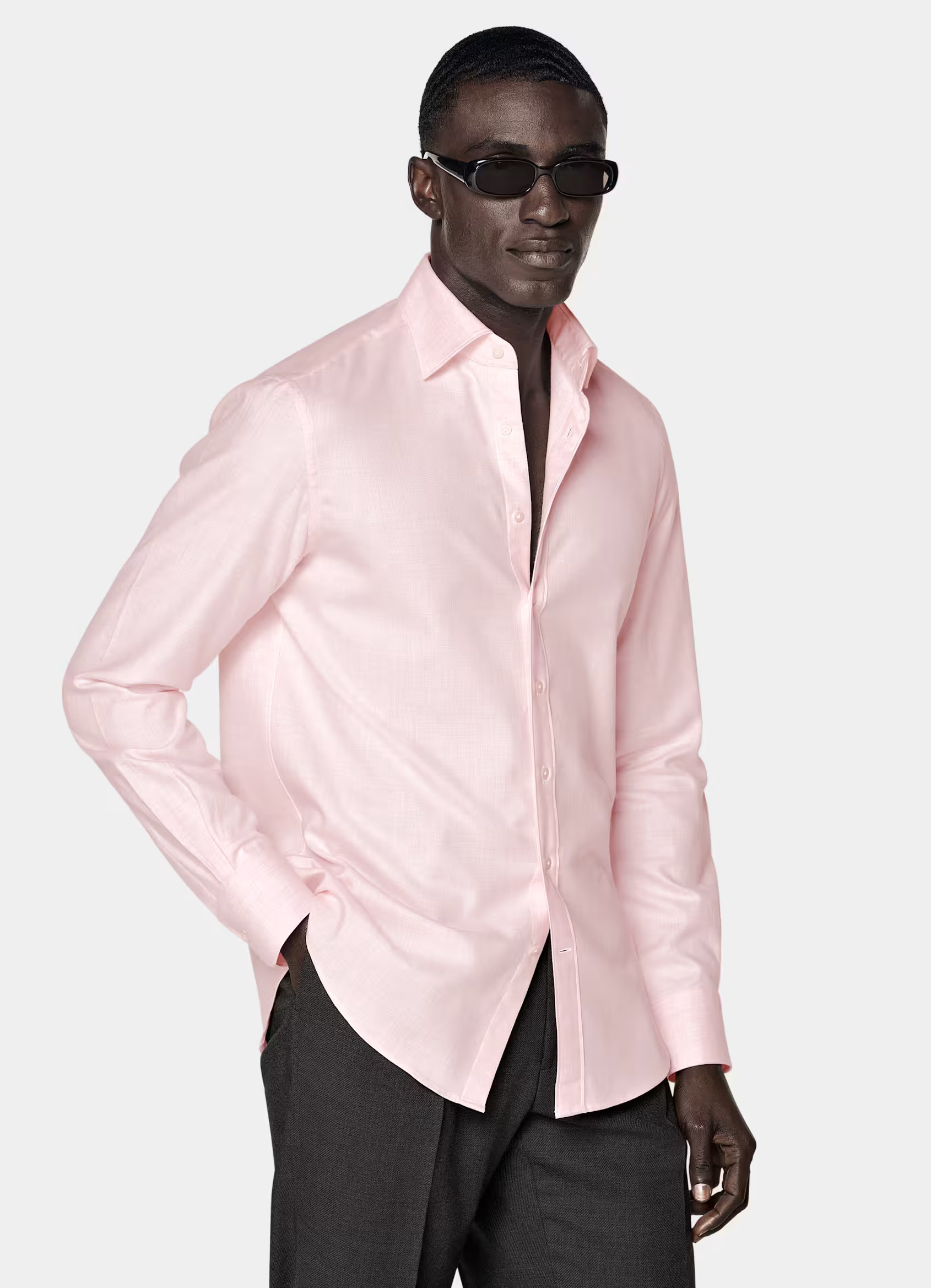 Pink Cotton Flannel Shirt | Suitsupply (US)