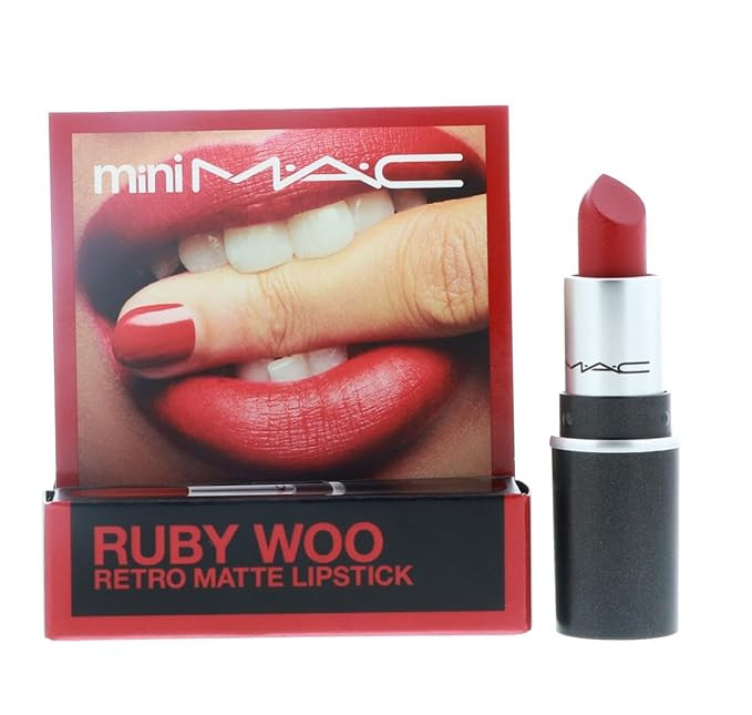MAC Little Lipstick Color Ruby Woo, Red, Mini (MACS7P004) | Amazon (US)