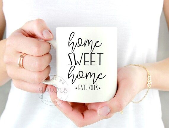 Home Sweet Home, New Homeowner Gift, Housewarming Gift, Housewarming Mug, New Homeowner Mug, Home... | Etsy (US)