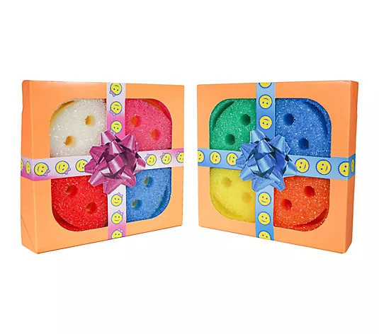 Make Your Selection: Scrub Daddy Scrub Mommy Set of (2) 4pc. Sponge Gift Boxes | QVC