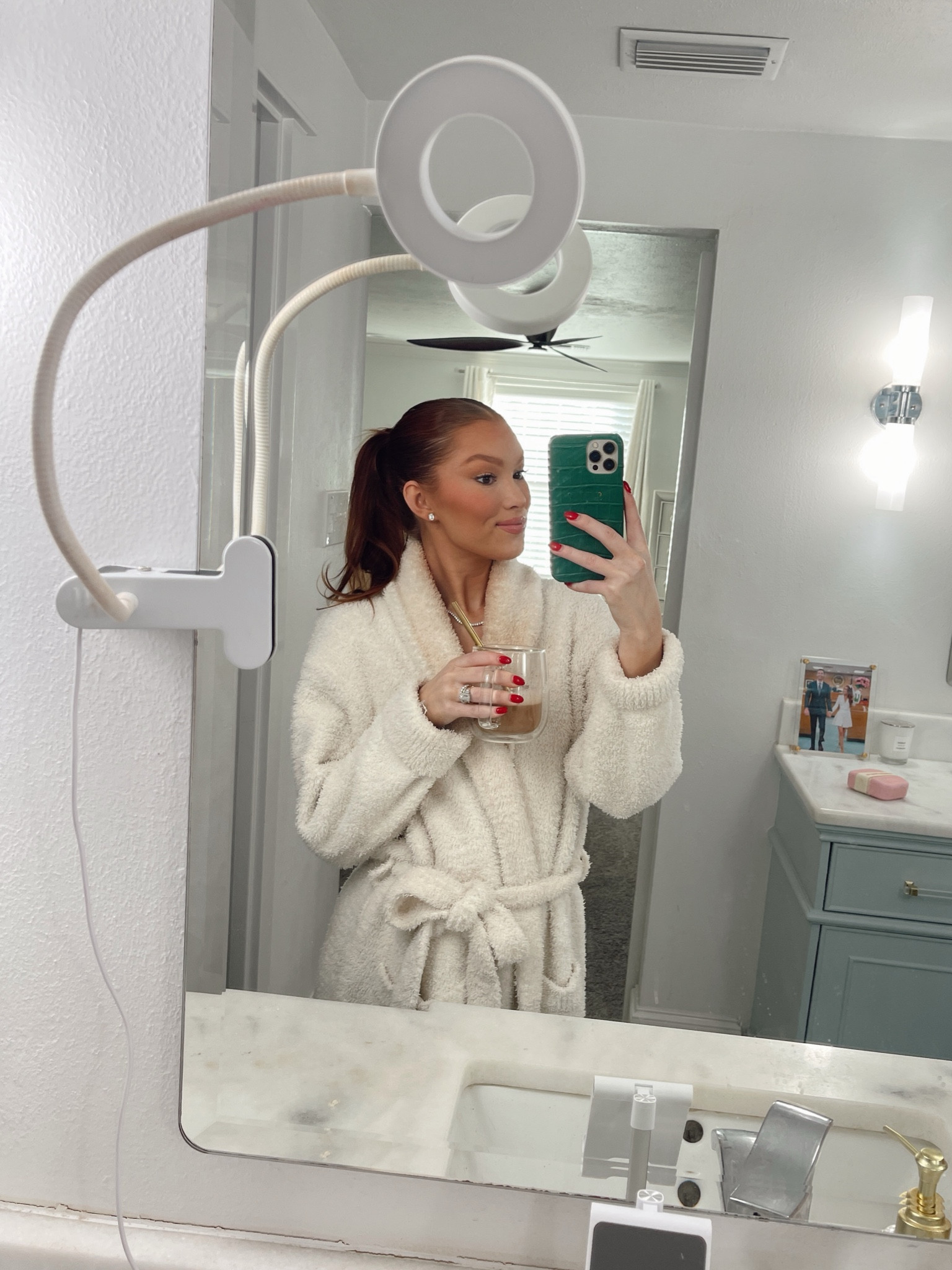 Clip on selfie light. Barefoot dreams robe. The skinny confidential ice roller 🩷🎀

#LTKStyleTip #LTKGiftGuide #LTKHome