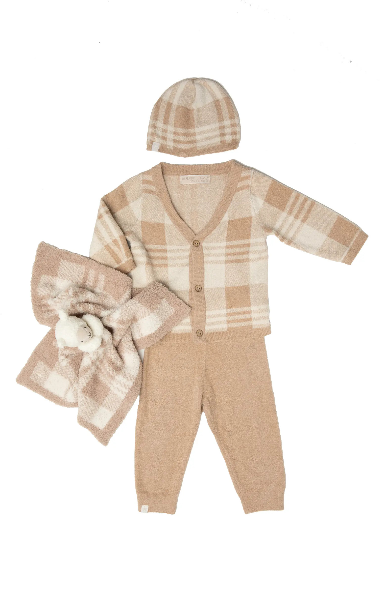 Barefoot Dreams® CozyChic Ultra Lite™ Cardigan, Pants, Beanie & Blanket Set | Nordstrom | Nordstrom
