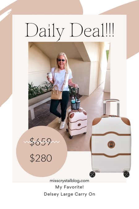 My favorite large size carry on luggage is on major sale today! 

#LTKover40 #LTKsalealert #LTKtravel