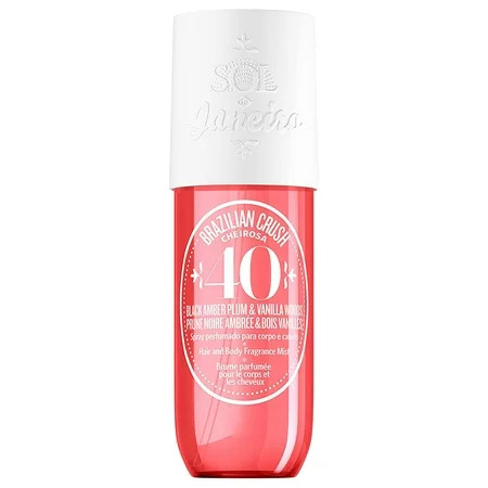 SOL DE JANEIRO Body Fragrance Mist Brazilian Crush Cheirosa 40 Bom Dia Bright Perfume Mist Black Amber Plum & Vanilla Woods Hair & Body Perfume Spray 240ml (8.1 FL) | Walmart (US)