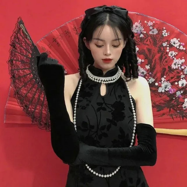 Planezza - Long Velvet Gloves | YesStyle | YesStyle Global