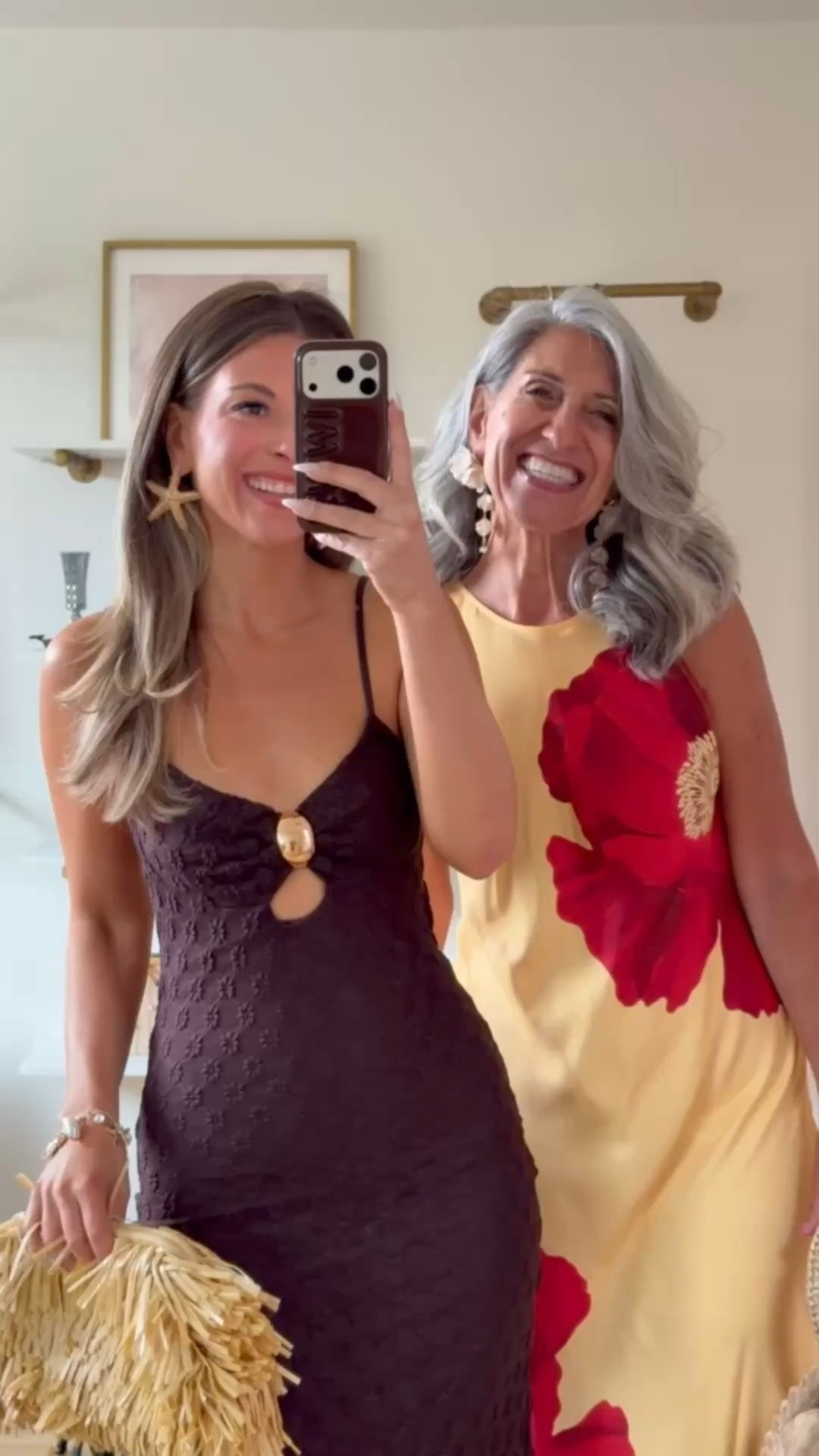 🌸 Mini Me & Me — Wedding Guest and Mother of the Bride Dresses

Dark chocolate lace that skims and elongates beautifully with a gold ring detail that adds the perfect finishing touch.

A bold yellow and red placed floral halter maxi that moves with total effortless confidence all evening long.

Save this for your next invitation and share it with a friend who's shopping. 💌

Claudia | 5'4½" | 133 | medium or 6
Emerson | 5'4" | 130 | small or 2

Wedding Guest Dress | Fashion over 50 | Mother of the Bride | Mother of the Groom | Black Tie | Formal Gown | Summer Wedding | Dresses to Hide Belly | Special Occasion

#LTKSeasonal #LTKOver40 #LTKWedding