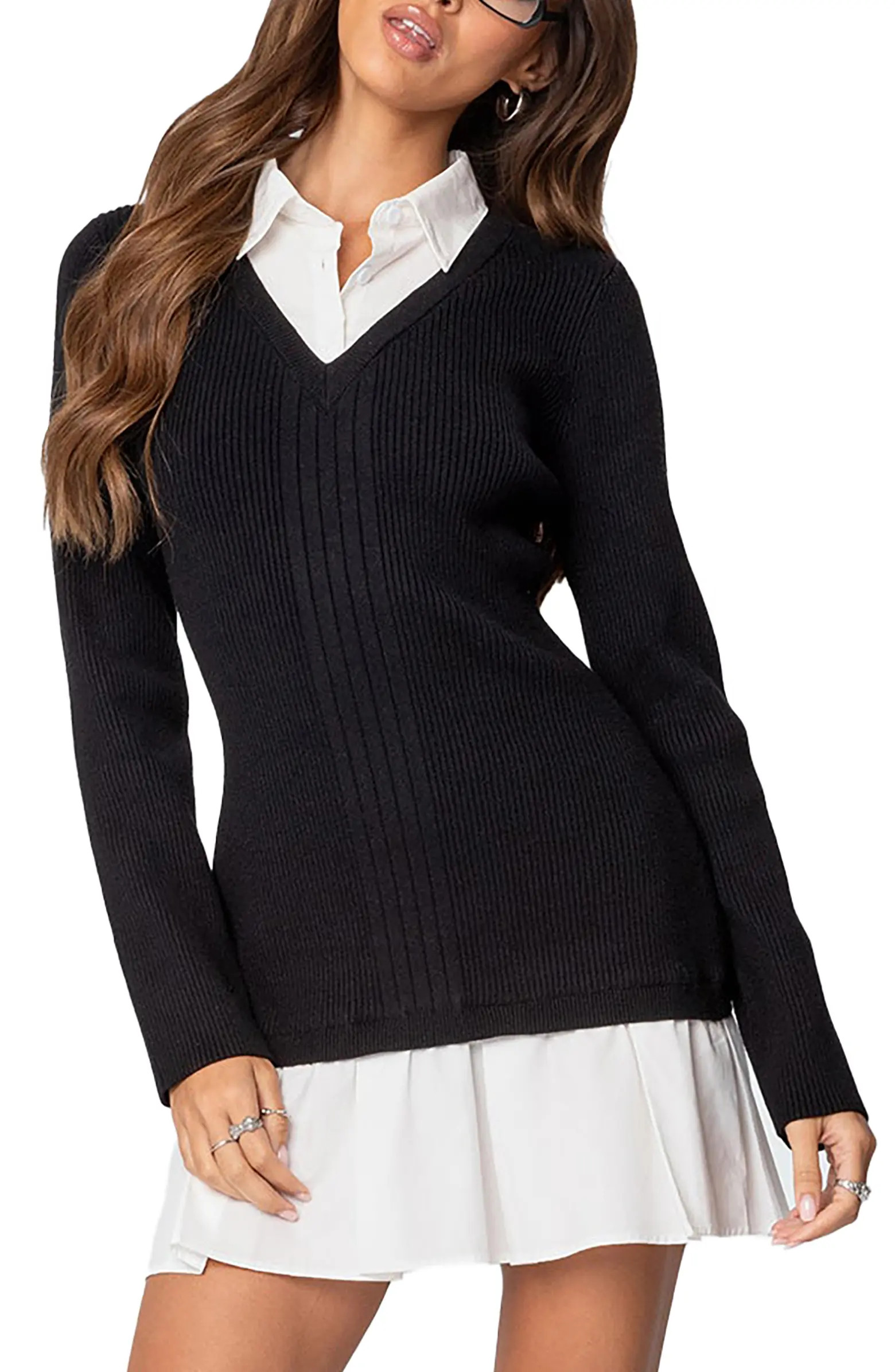 Long Sleeve Minidress | Nordstrom