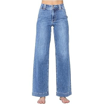 Astylish Jeans for Women Wide Leg High Waisted Stretchy Straight Leg Jean Baggy Trendy 2026 Denim... | Amazon (CA)