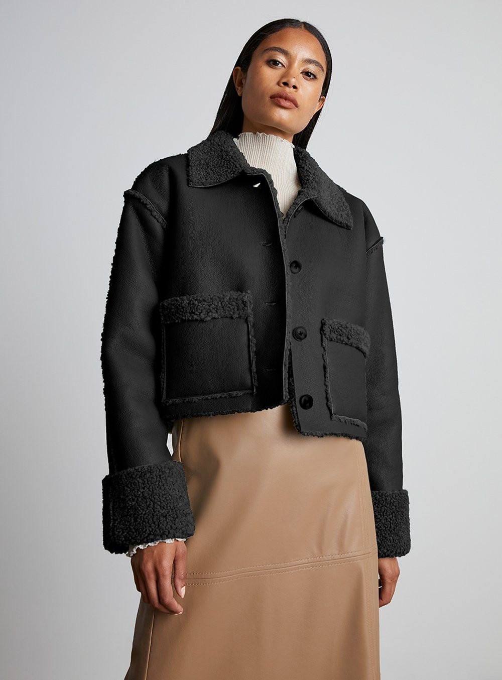 Billy Faux-Shearling Jacket | Who What Wear Collection