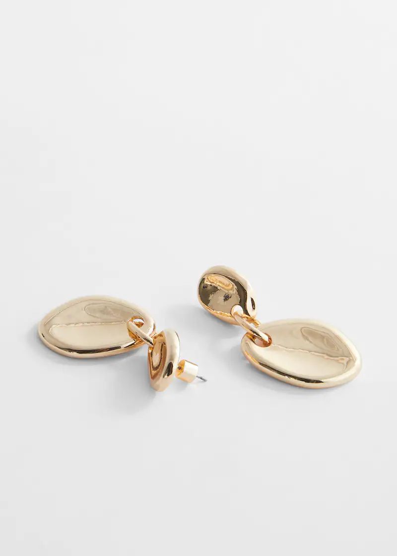 Metal pendant earrings -  Women | Mango United Kingdom | MANGO (UK)