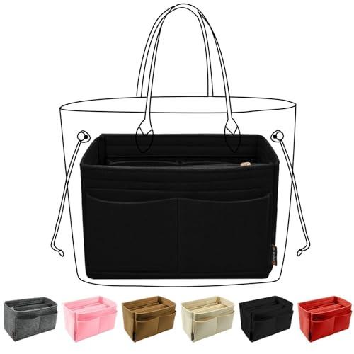 OMYSTYLE Purse Organizer Insert, Felt Tote Bag Organizer Insert with 5 Sizes, Handbag Dividers fo... | Amazon (CA)