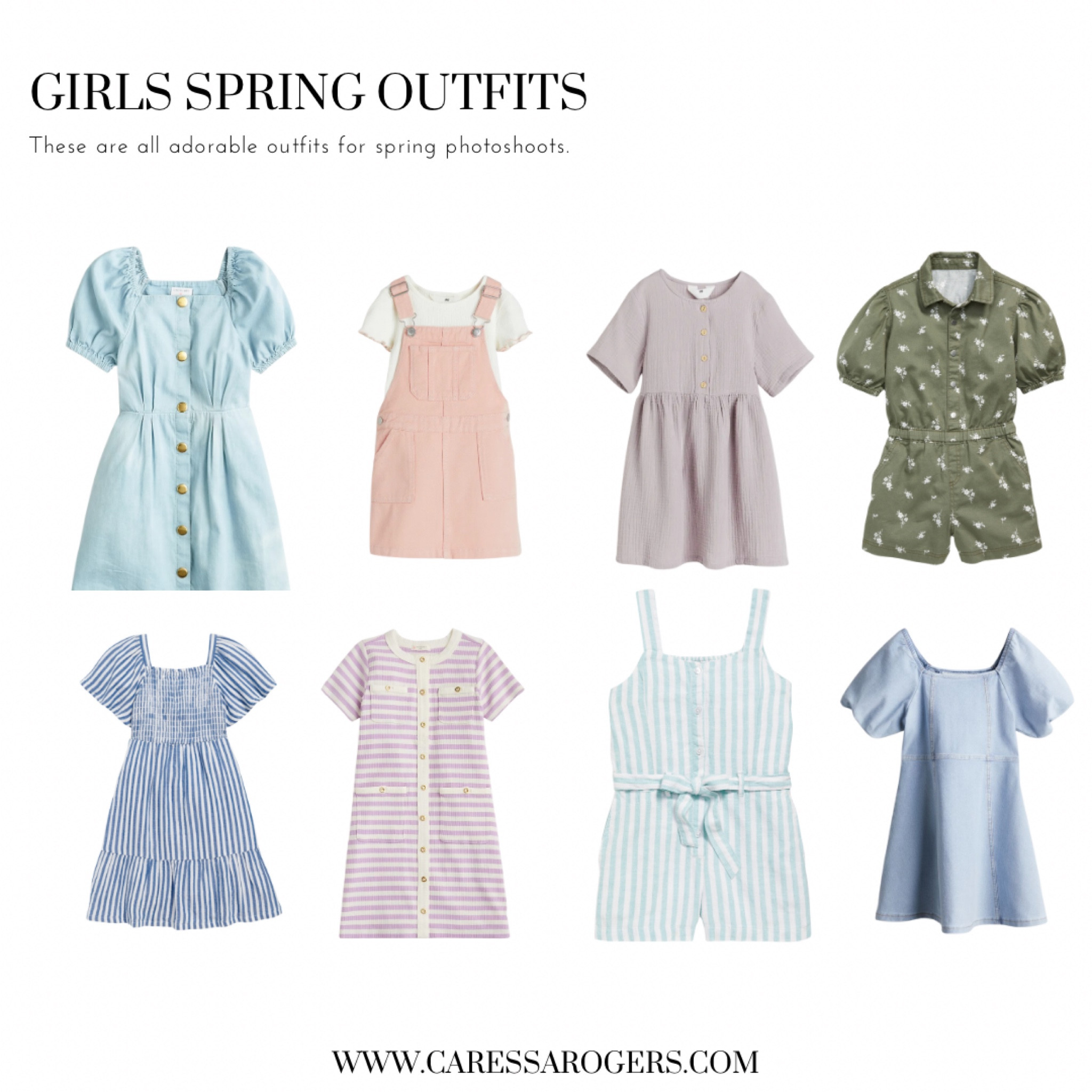 In search of girls outfits for your spring or summer photoshoot? These dress and rompers would look adorable this season in pictures. 

#LTKSeasonal #LTKkids #LTKfamily