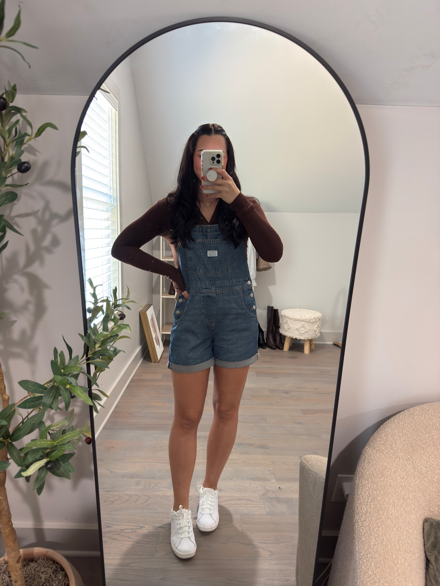 Casual fall outfit 🍂

Target Henley top size small
Levi short overalls size small 

#LTKFindsUnder50 #LTKStyleTip #LTKSeasonal