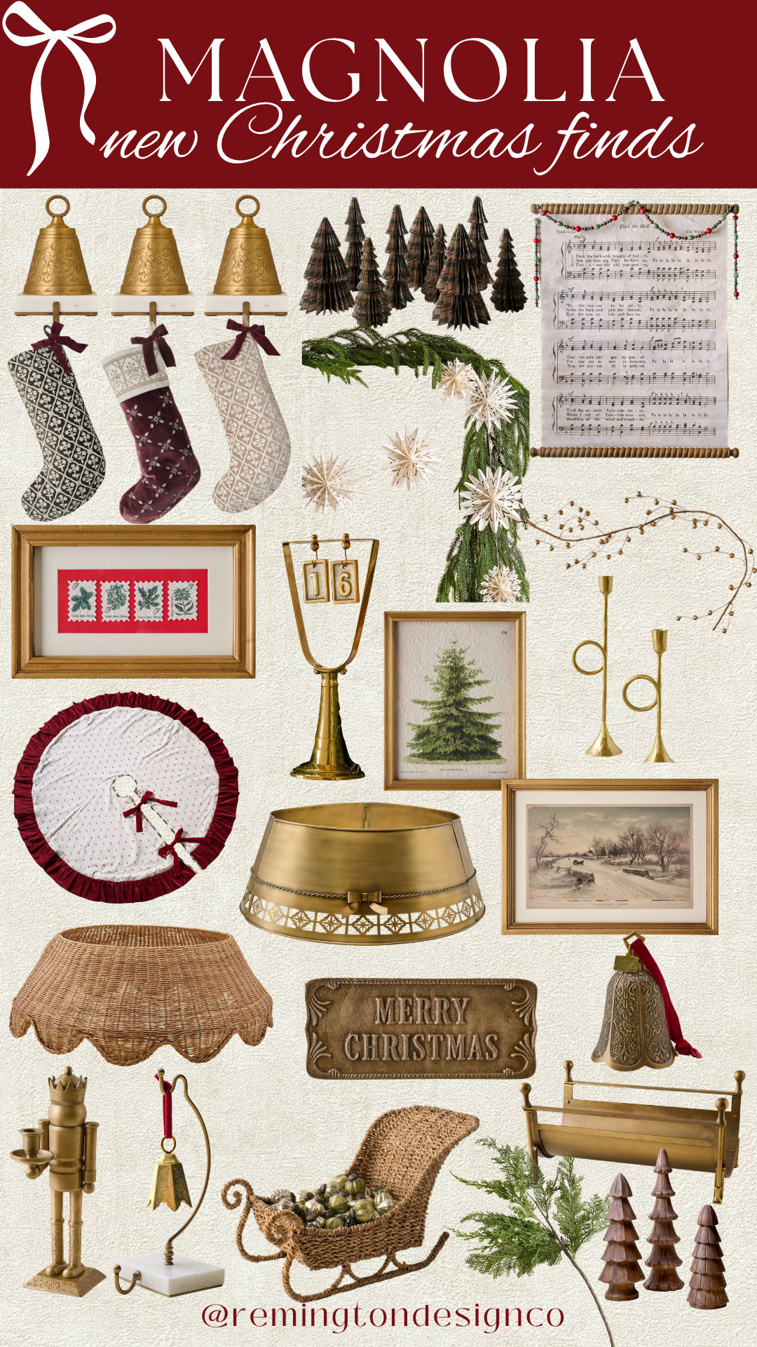 Magnolia’s new Christmas finds have me ready to decorate! The brass bells, cozy stockings, vintage-inspired art, and little wooden trees are so good. I linked my favorites here!

Magnolia Christmas decor - Magnolia holiday finds - Christmas home decor - brass Christmas bells - Christmas stockings - vintage Christmas art - wooden Christmas trees - holiday decorating ideas

 

 #LTKmomlife #LTKSeasonal #LTKHome