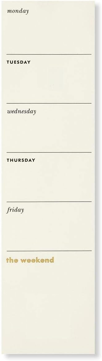 Kate Spade New York Undated Weekly to-Do Sticky Note Pad, Includes 52 Sheets for 1 Year of Planni... | Amazon (US)