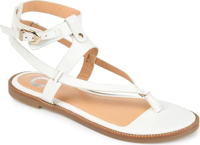 Journee Collection Tangie Snake Embossed Strappy Sandal (Women) | Nordstromrack | Nordstrom Rack