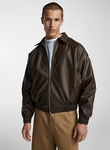 Faux-leather jacketImported from Seoul | Simons