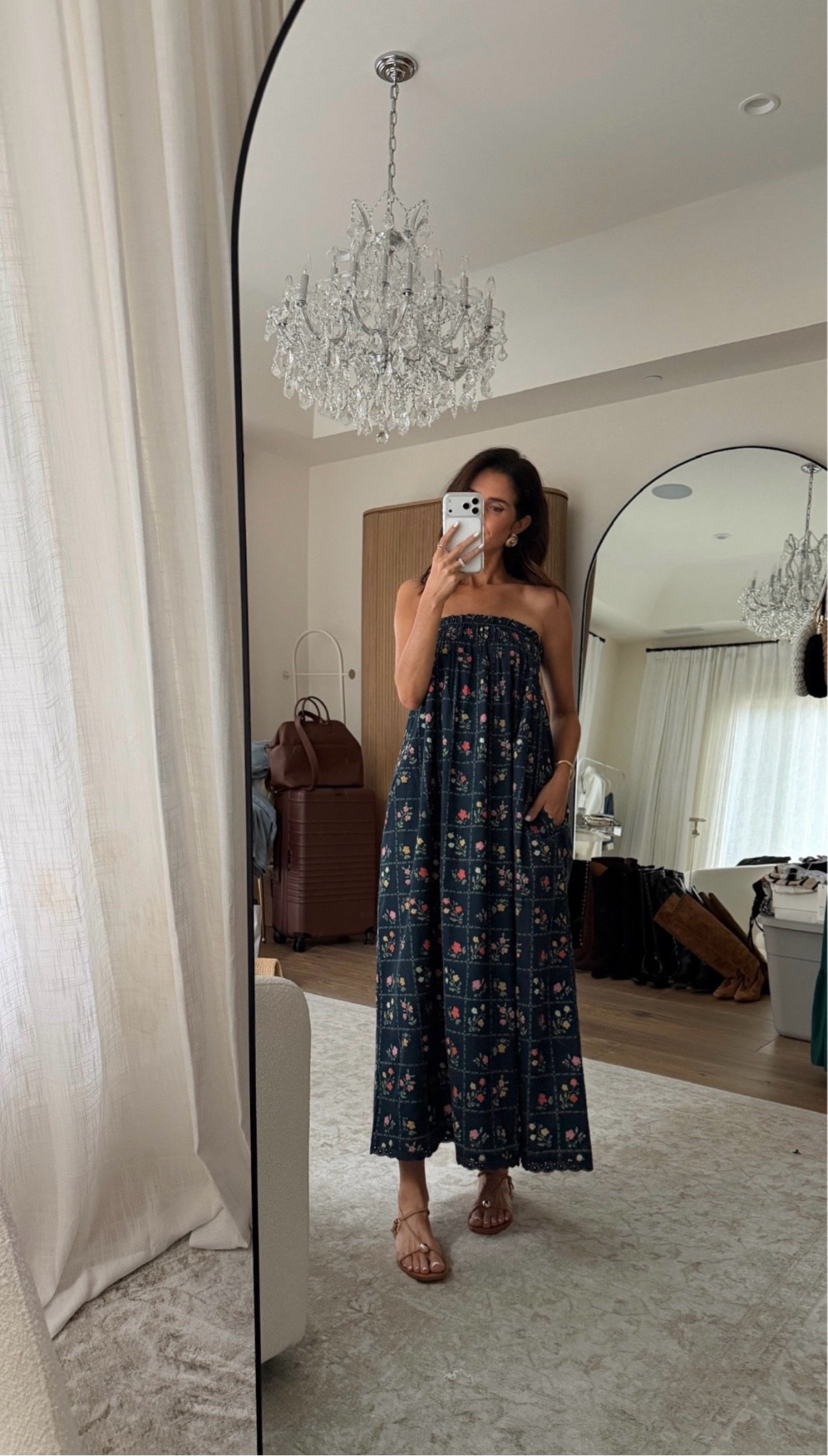 This dress is beautiful and perfect for spring! I’m just shy of 5-7” wearing the size XS #stylinbyaylin #aylin #dress @Shopbop 

#LTKootd #LTKOver40 #LTKSeasonal