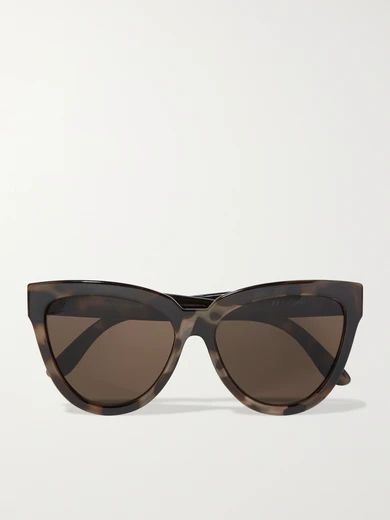 Le Specs - Liar Lair Cat-eye Tortoiseshell Acetate Sunglasses | NET-A-PORTER (US)