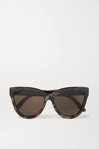 Le Specs - Liar Lair Cat-eye Tortoiseshell Acetate Sunglasses | NET-A-PORTER (US)
