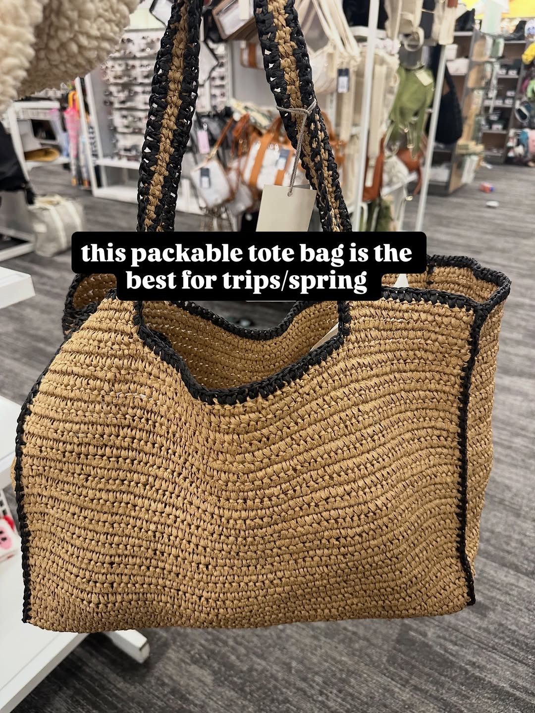 Target packable tote bag vacation spring break 

#LTKootd #LTKSaleAlert #LTKgrwm