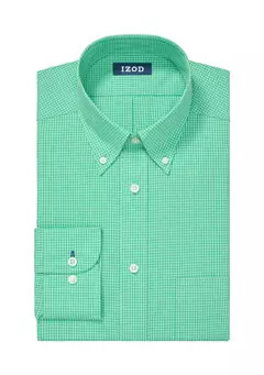 Men's Regular Fit All Over Stretch Dress Shirt | Belk