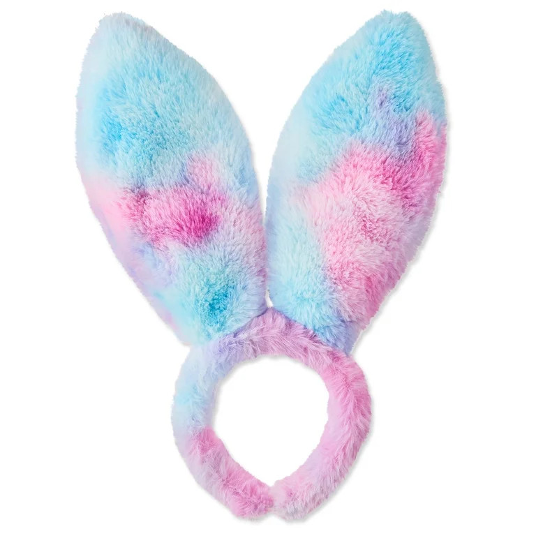 Jumbo Tie-Dye Bunny Ears Headband, Multicolor, 14", Easter by Way To Celebrate | Walmart (US)