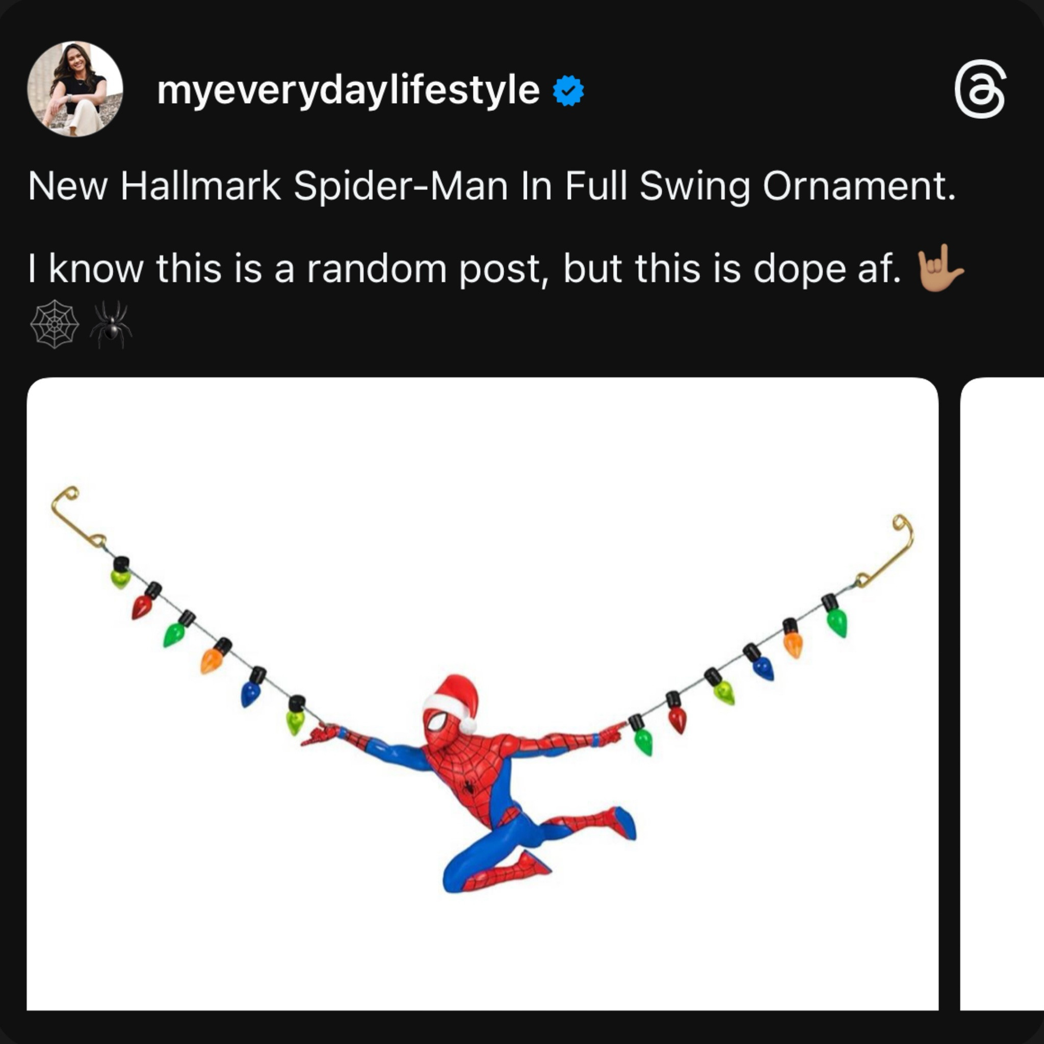 New Hallmark Spider-Man Ornament ❤️ Limited Edition. 