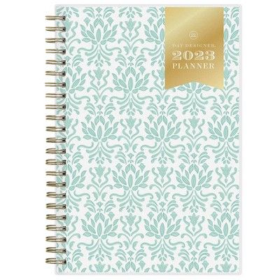 2023 Planner Frosted Weekly/Monthly 5"x8" Sea Glass - Day Designer | Target