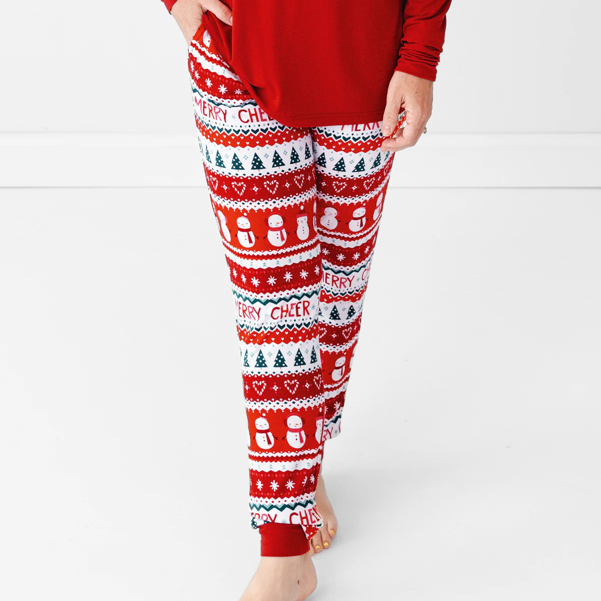 Festive Fair Isle Women's Pajama Pants | Little Sleepies