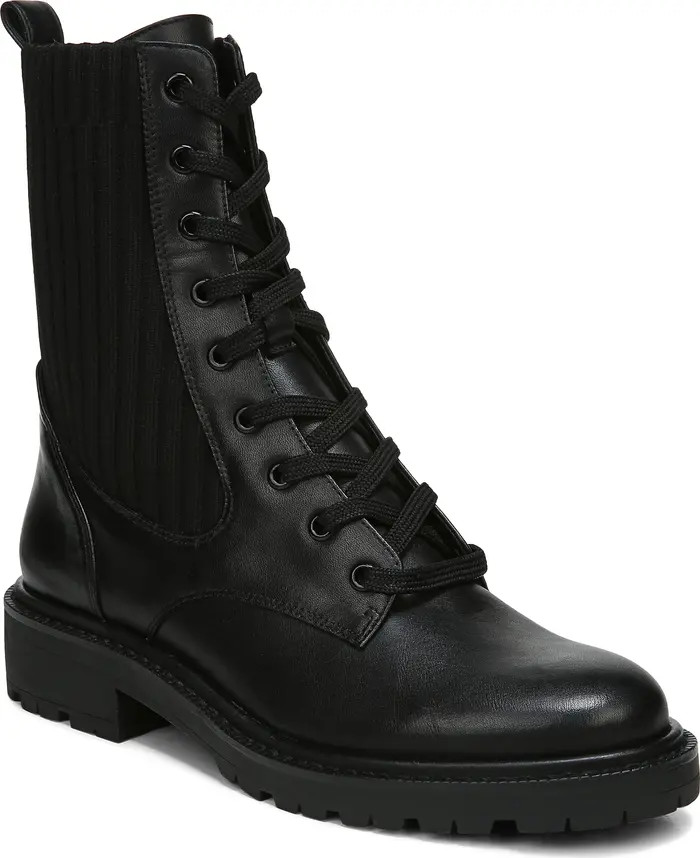 Lydell Mixed Media Combat Boot | Nordstrom