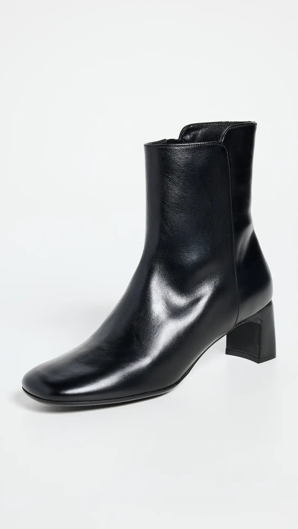 BY FAR Slava Black Vintage Leather Boots | Shopbop | Shopbop