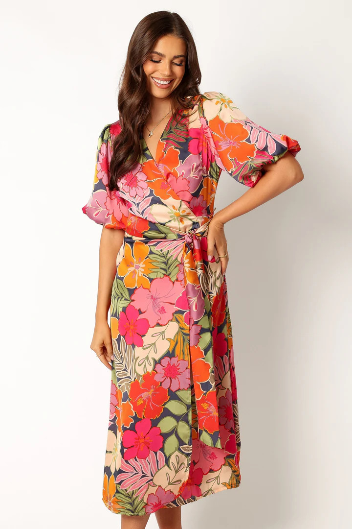 Romana Midi Dress - Multi | Petal & Pup (US)