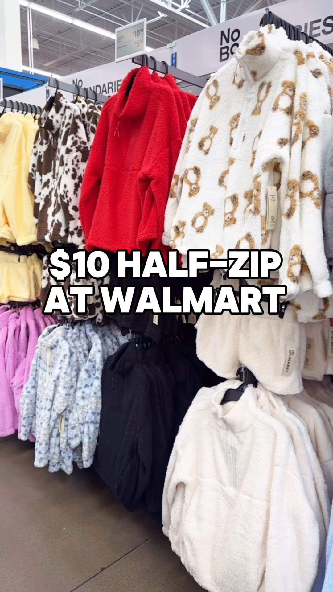 This $10 plush half-zip from Walmart is the ultimate cozy find. Super soft, comfy, and easy to style for everyday wear or lounging at home. I sized up to a large for a relaxed fit, and it comes in so many great colors. You can also pair it with the matching plush joggers to make it a full cozy set.

#LTKunder25 #LTKunder20 #LTKunder15 #LTKunder10 #LTKfinds #LTKstyle #LTKfashion #cozyoutfits #loungewearstyle #athleisurewear #momstyle #affordablefashion #budgetfinds #lookforless #everydaystyle #falllayers #winterlayers #casualoutfits #comfortablefashion #walmartfinds

#LTKFindsUnder50 #LTKHoliday #LTKGiftGuide