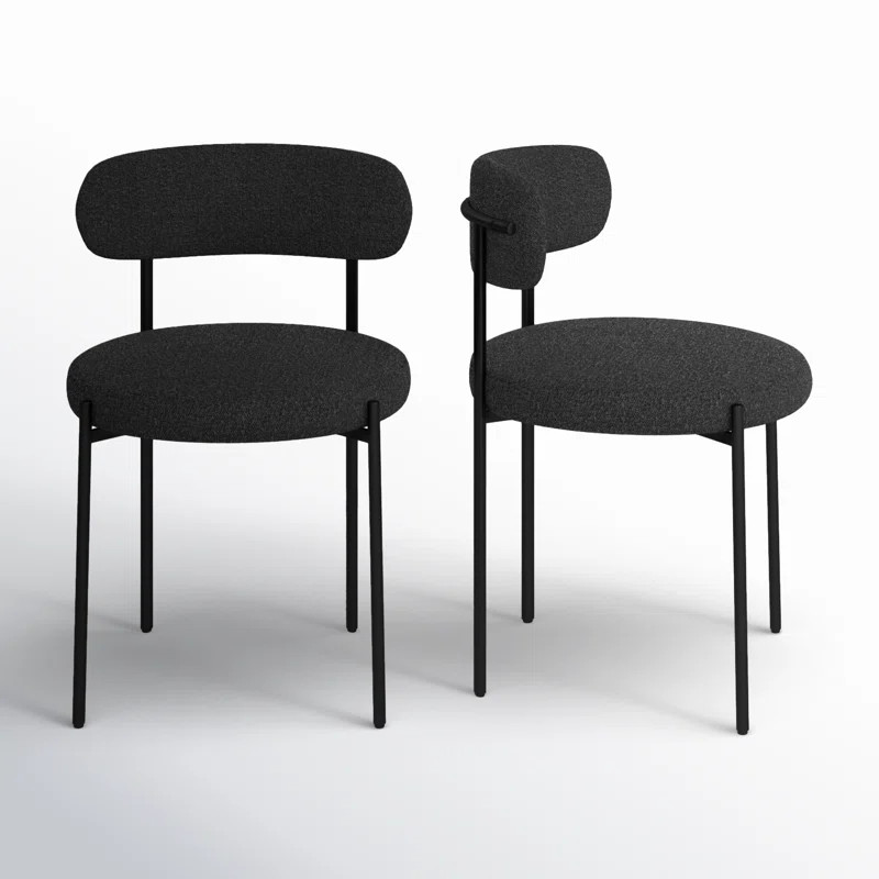 Sherwood Solid Back Boucle Side Chair | Wayfair North America