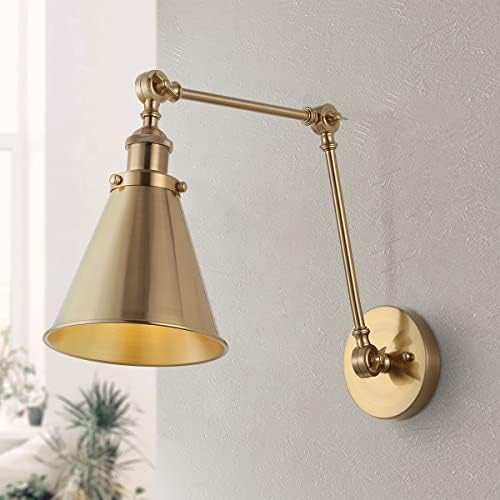 Amazon.com: JONATHAN Y JYL7461A Rover 7" Farmhouse Industrial Adjustable Arm Metal LED Wall Sconc... | Amazon (US)