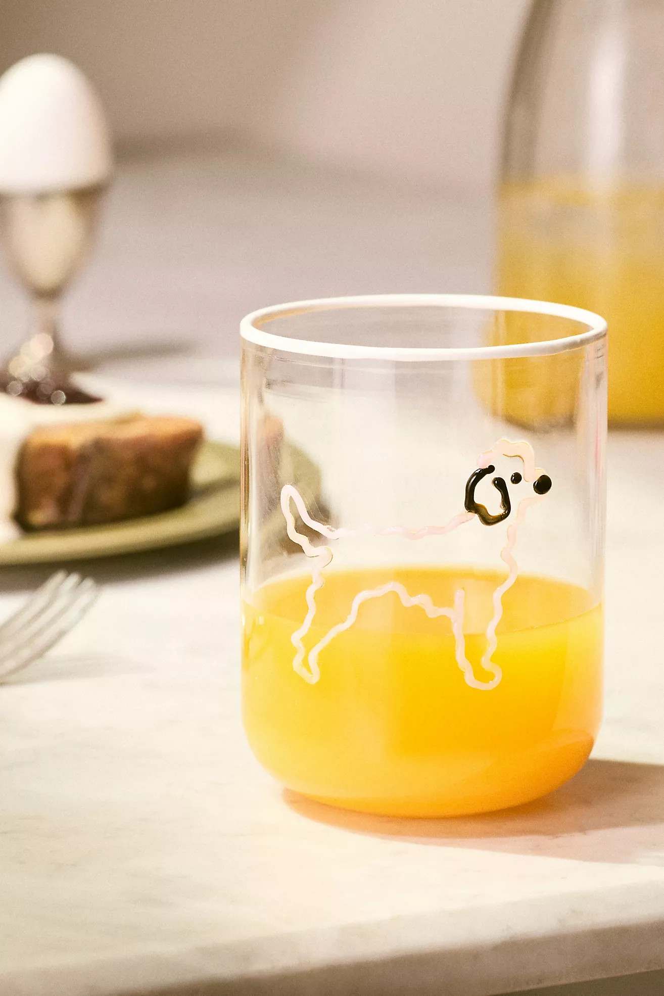 The Love Notes Icon Juice Glass: Dog Edition | Anthropologie (US)