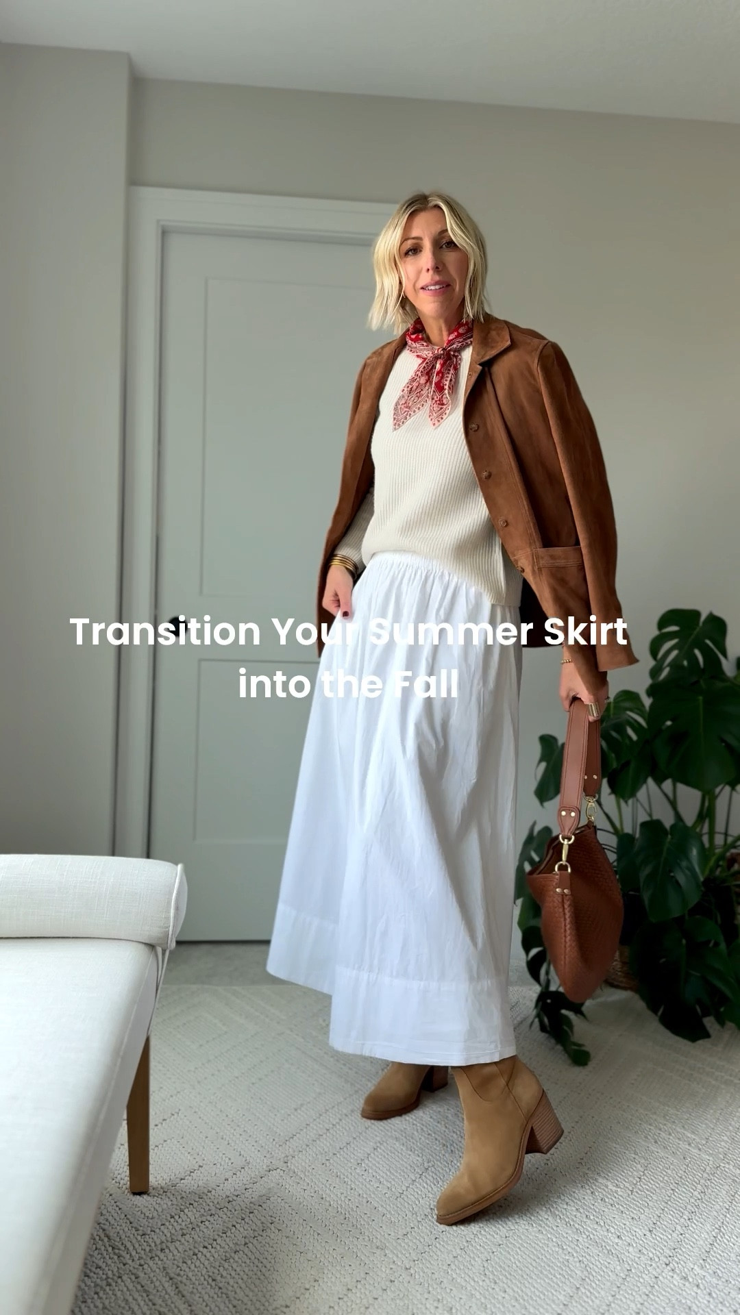 Bring your summer maxi skirt into the fall season…by adding warm tones + textures (cashmere, suede) tall boots. Get lots more wear from your summer dresses + skirts with this outfit formula 👏🏻

#LTKOver40 #LTKFindsUnder100 #LTKSeasonal