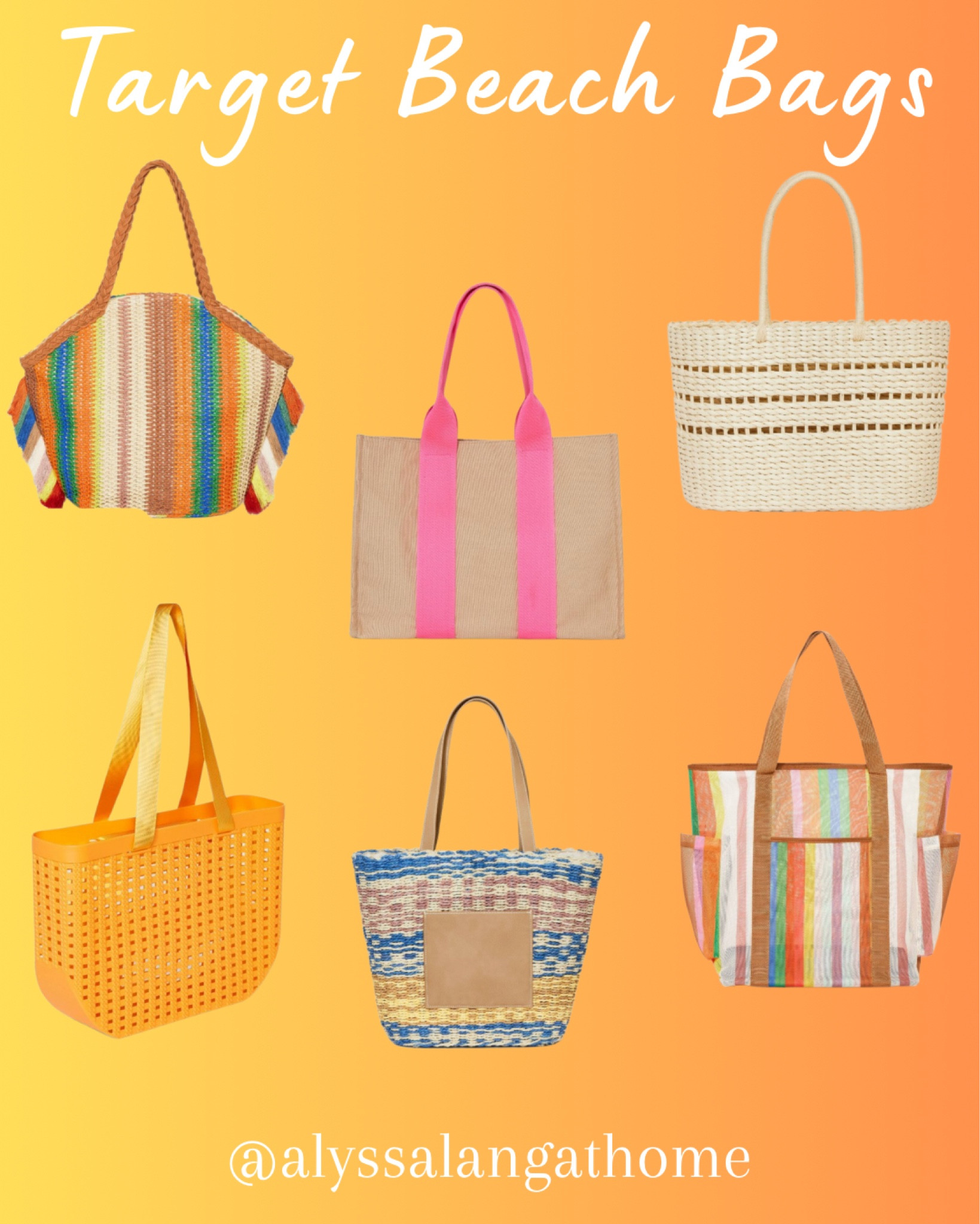 Target beach bags.  Straw beach bag.  Large beach bag.

#LTKSeasonal #LTKswim