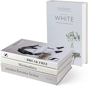 4 Pack Faux Books for Decoration, Ediactcyl Modern Fashion Decorative Books Set for Hardcover Hom... | Amazon (US)