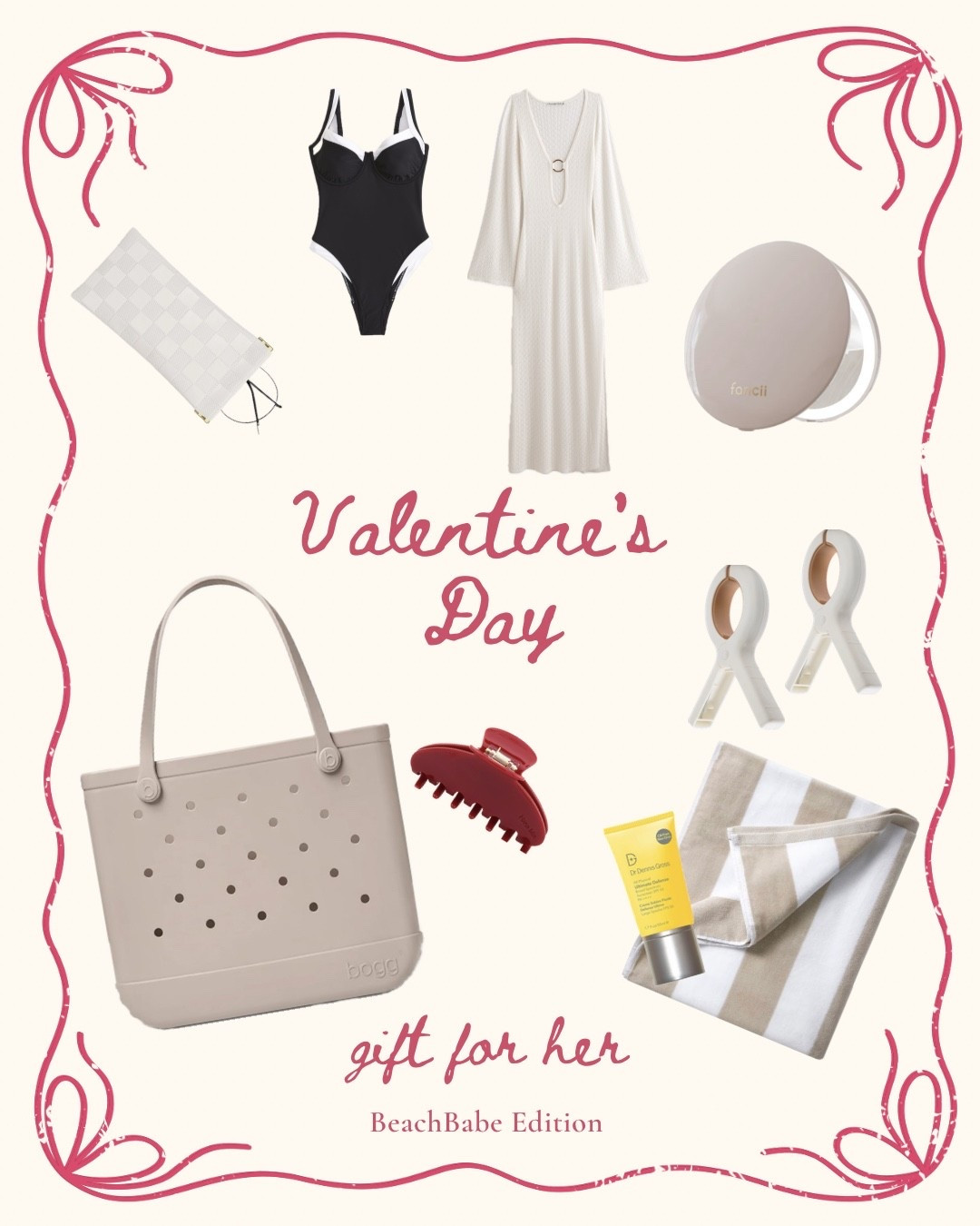 Valentine’s Day for the pool or beach babe in your life !! 

#LTKSeasonal #LTKTravel #LTKValentine