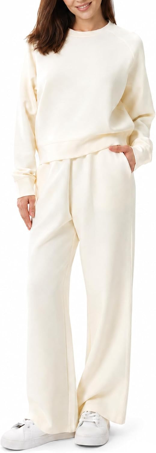 DAVID ARCHY Women's 2 Piece Lounge Set, Matching Sweatsuit Fall Outfits | Amazon (US)