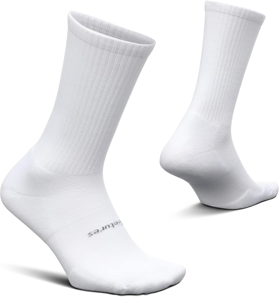 Feetures High Performance Max Cushion Classic Crew Sock for Women & Men - Moisture-Wicking Athlet... | Amazon (US)