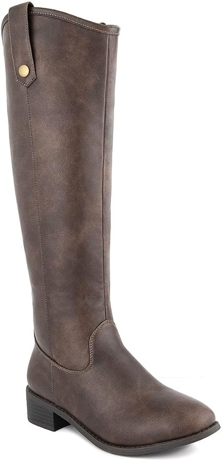 LONDON FOG Womens Irie Riding Boot, Regular and Wide Calf colors available | Amazon (US)