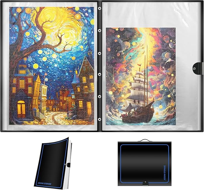 ALL4JIG 25.98"*30.31" Puzzle Binder \u2013 Space-Saving Storage Folder for 500\u20131000 Piece Pu... | Amazon (US)
